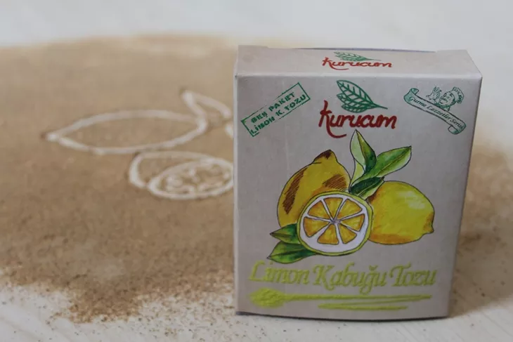 dried lemon peel powder2